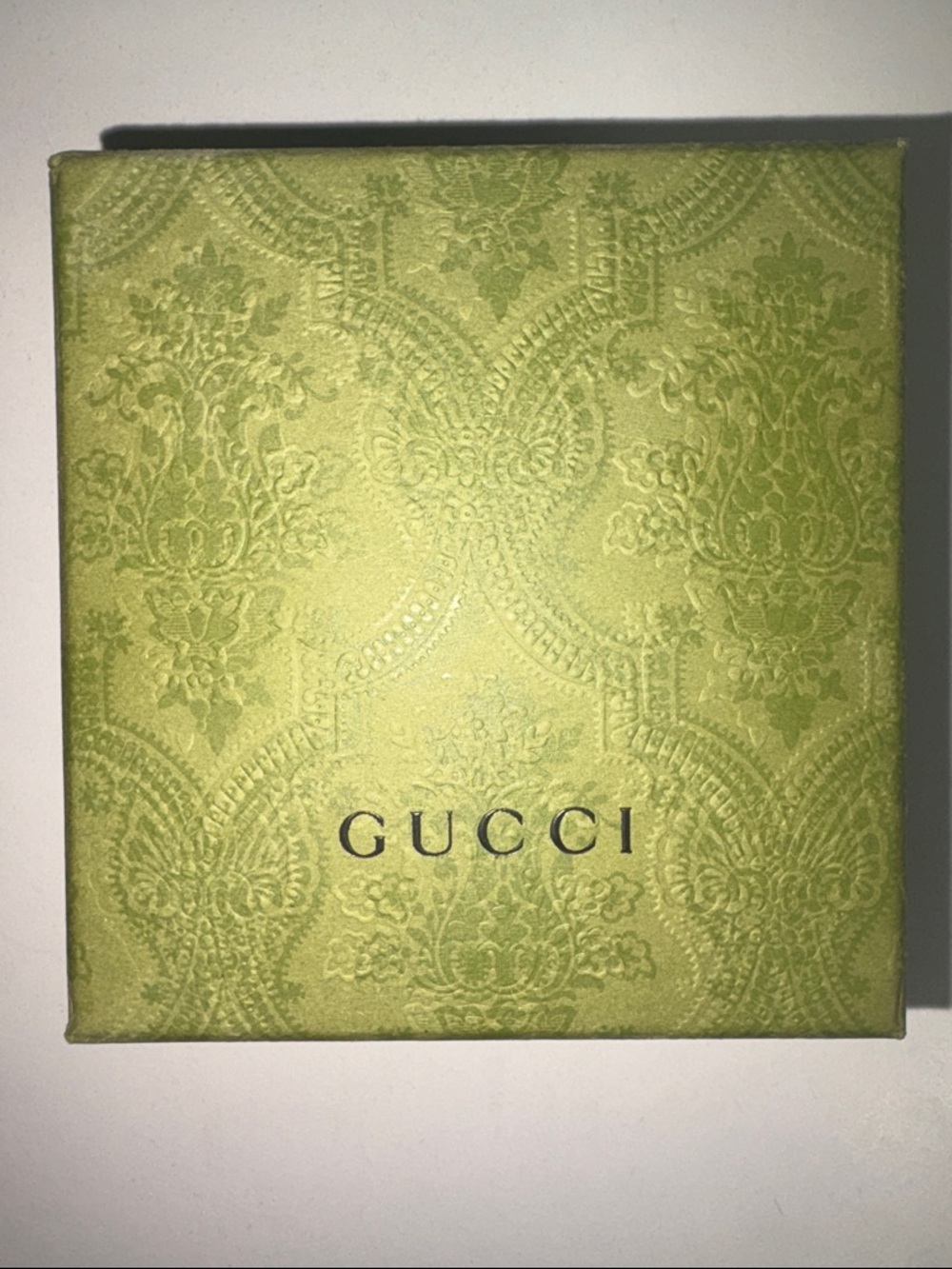 Gucci Light Green Embossed Gift Box